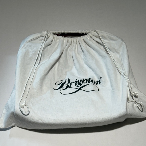 Brighton Endora red croc embossed leather shoulder bag - Picture 16 of 16